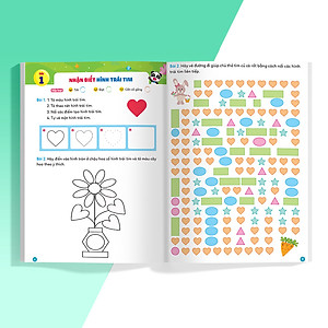 Sách Phiếu Luyện Toán Tư Duy Cùng Gấu Kiki 2. Làm Quen Với Hình Khối