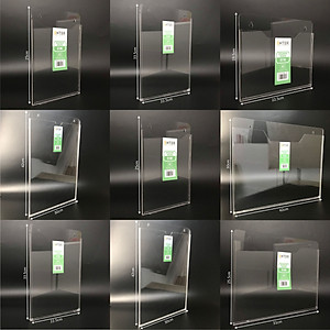Kệ nhiều giấy treo tường mica Enter C13A 30x21cm A4 ngang, đáy 3mm