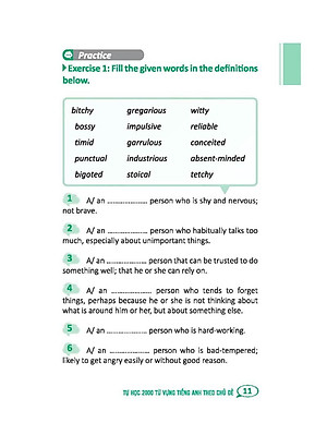 Tự Học 2000 Từ Vựng Tiếng Anh Theo Chủ Đề (Tái Bản)