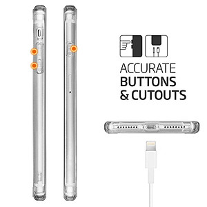 Ốp lưng silicon chống sốc cho iPhone 7 Plus / iPhone 8 Plus hiệu Likgus Crashproof (siêu mỏng, chống chịu mọi va đập) - Hàng nhập khẩu