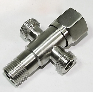 Van chia KG55 có khóa 2 đường nước dễ tiện lợi cao cấp inox sus304 - Hàng chính hãng