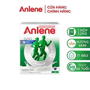 Combo 3 Sữa Bột Anlene Hương Vanilla (Hộp giấy 1200g) - Bao bì mới - Tặng máy massage cầm tay hoặc máy sấy tóc