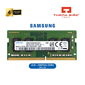 RAM Laptop DDR4 Samsung 4GB Bus 3200 - Hàng Nhập Khẩu