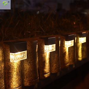 Đèn led năng lượng mặt trời trang trí sân vườn, gác tường rào, cổng ngoài trời, rọi tranh, chống nước, tự động phát sáng, tự động bật tắt