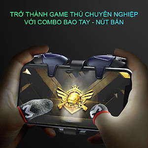 Bao Tay Chơi Game Cảm Ứng Chống Mồ Hôi SIDOTECH Siêu Mỏng Vải Sợi Carbon Siêu Bền Chống Giãn Xù, Cảm Ứng Nhạy Thuộc Dòng Găng Tay Chơi Game Bao Ngón Tay Cho PUBG Tốc Chiến Freefire Liên Quân mobile - Hàng Chính Hãng
