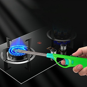 Bật Lửa Mồi Bếp Gas, Bếp Cồn An Toàn (Màu Sắc Ngẫu Nhiên) Dụng Cụ Mồi Lửa Cho Bếp Cồn, Bếp Gas Gia Đình, Quán Ăn