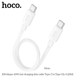 Cáp SẠc Nhanh Dành Cho Hoco X96 Type C To Type C 60W 3A Dây Dài 1M Hàng Chính Hãng