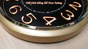 Đồng Hồ Treo Tường Cao Cấp DẠ QUANG KIM TRÔI EASTAR - Số Nổi 3D Tròn Cổ Điển 31cm - Tặng Pin Maxell - BH 1 Năm