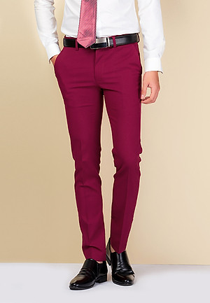 Quần Tây Nam Titishop AVN193 Đỏ Đô