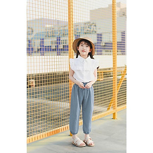 Quần Harem - quần dài bo gấu cho bé gái nhiều màu size từ 3 đến 7 tuổi (12 - 30kg)