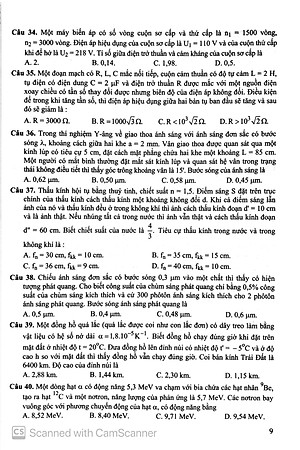 Bộ Đề Trắc Nghiệm Luyện Thi THPT Quốc Gia 2020 - Khoa Học Tự Nhiên - Tập 2 - Tái Bản