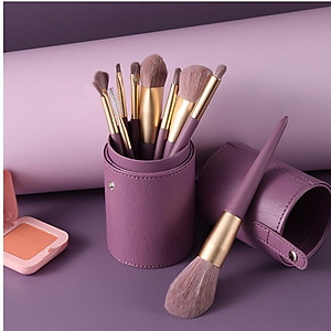 Bộ Cọ Trang Điểm 9 Cây AW01 Cao Cấp Lông Siêu mềm mịn, Bám Phấn hiệu quả, Phù Hợp  Mọi Loại Da, Không Gây Khó Chịu Cho Người Dùng, Có Túi Hộp Da Nhỏ Gọn, Tiện Dụng Đầy Đủ  Cọ với Chức Năng Makeup Hiệu Quả, Cầm Thoải Mái, Dễ Sử Dụng.