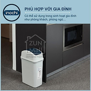 Thùng Rác Nhựa Cao Cấp Nắp Lật 15 Lít Inochi Nhật Bản - Phù Hợp Với Không Gian Sống Hiện Đại