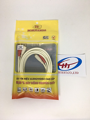 dây av 2 đầu bông sen , đồng nguyên chất , Hàng Chính Hãng.