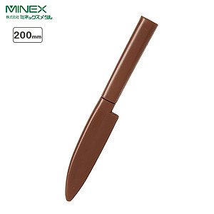 Dao gọt trái cây có nắp đậy Minex Metal 200mm - Hàng nội địa Nhật Bản
