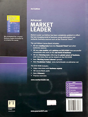 Market Leader 3Rd Edition Advanced Course Book & Dvd-Rom Pack