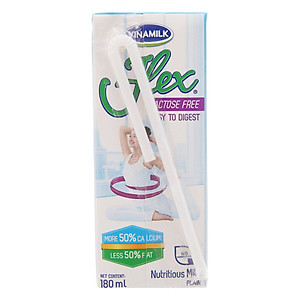 Thùng 48 Hộp Sữa tiệt trùng Vinamilk Flex không Lactose 180ml