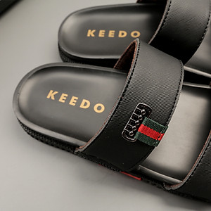 Dép nam đẹp hai quai cao cấp KEEDO KD2803 Full Box