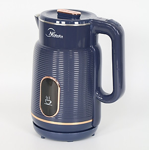 Ấm Siêu Tốc 2 Lớp 2,5L NK Media MD-ST255  - Màu Ngẫu Nhiên - Hàng Chính Hãng