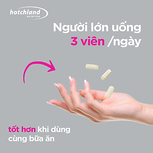 Viên uống Collagen giúp da trắng sáng tự nhiên MegaBeauty - Hàng chính hãng Hotchland Nutrition Việt Nam [Hộp 90 Viên] - HL4653