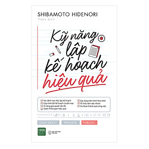 Sách Kỹ Năng Lập Kế Hoạch Hiệu Quả