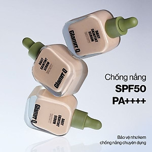 [MỚI] Kem Nền Serum Căng Bóng Glamrr Q Daily SkinTint Serum Vegan Foundation SPF50+/PA++++ (30ml) màu #01 sáng vừa