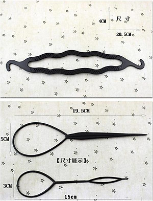 Bộ dụng cụ 4 món tạo kiểu tóc tiện lợi