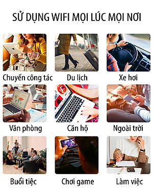 Bộ Phát Sóng WiFi Tốc Độ Cao H809Pro 4G/5G LTE 150Mbps MH LED 1.44'' Pin 3000mAh Phát Sóng Mạnh Hỗ Trợ Tất Cả Nhà Mạng