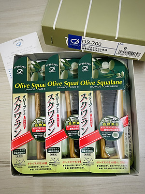 Lược Chải Tóc Bằng Lông Heo Tẩm Tinh Dầu Ikemoto Olive Squalane OS-700