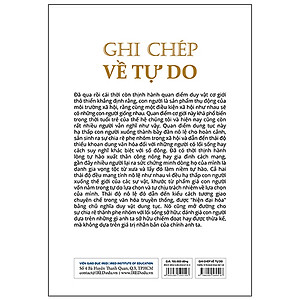 Sách Ghi Chép Về Tự Do - Nguyễn Văn Trọng - IRED Books