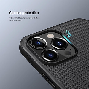 Ốp lưng Nillkin Super Frosted Shield Pro cho iPhone 13 Pro Max / 13 Pro / 13  mỏng chống dấu vân tay và sốc - Hàng Chính Hãng