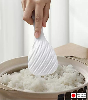 MUÔI XỚI CƠM ION BẠC KHÁNG KHUẨN AG+ SIÊU CHỐNG DÍNH NAKAYA - HÀNG NỘI ĐỊA NHẬT BẢN