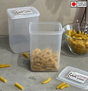 Hộp bảo quản thực phẩm Nakaya 1300ml, có nắp mềm giúp bảo quản thực phẩm sạch sẽ - nội địa Nhật Bản 