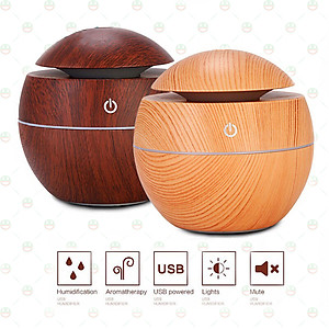 (Loại Tốt) Máy Xông Tinh Dầu Cỡ 10x10cm KhoNCC Hàng Chính hãng - Diệt Con Trùng - Hương Thơm Tỏa Ngát Khắp Phòng - NLVQ-3040-MXTD (Màu Gỗ Ngẫu Nhiên)