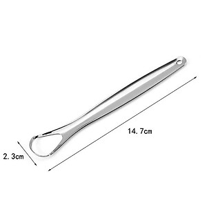 Dụng cụ cạo lưỡi COMBO HỘP 2 Dụng Cụ Cạo Lưỡi Người Lớn Bộ cạo lưỡi bằng inox 304 sáng bóng cao cấp hỗ trợ làm sạch bề mặt lưỡi Cây Nạo Lưỡi Bàn Chải Vệ Sinh
