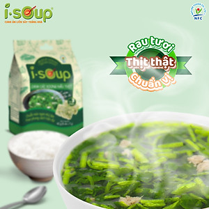 Combo 6 Túi Canh ISOUP (Canh Chua+ Rau Ngót + Cải Xoong) - Canh Ăn Liền Sấy Thăng Hoa