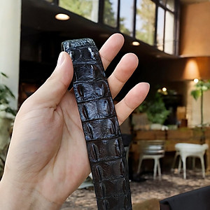 Dây Nịt Da Cá Sấu [DÂY LIỀN NGUYÊN CON] Da Lưng Cá Sấu Có Gù, Gai Và Vây Rất Đẹp