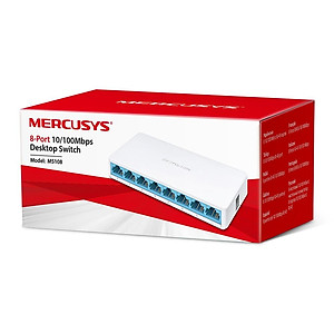 Bộ chia mạng 5/ 8 cổng switch 5/ 8 port 10/100Mbps chia tín hiệu lan Mercusys MS105 MS108 - Hàng chính hãng