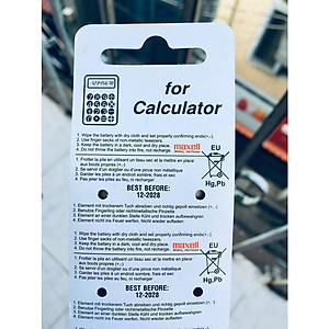 10 Viên Pin Maxell AG10 LR1130 LR54 Cúc Áo 1,5V Nhật Bản