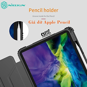 BAO DA NILLKIN BUMPER LEATHER IPAD PRO 12.9'' 2020