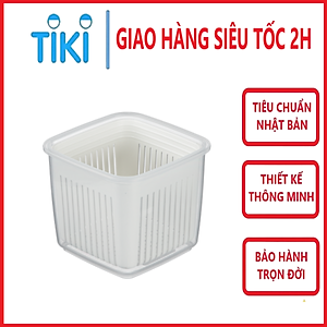Hộp đựng hành tỏi, Nắp vặn kín niêm phong tốt, không bay mùi - Chính hãng inochi, tiêu chuẩn nhật bản