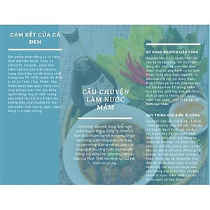 [ OCOP]  Chai Nước Mắm Nguyên Chất Thượng Hạng 500ml (100% Thành Phần Tự Nhiên 32N- Chứng Nhận An Toàn - Nước Mắm Cá Đen Phan Thiết)