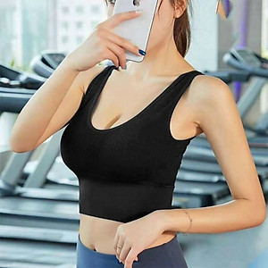 Sét 2 Bra, Áo Tập Gym, Yoga, Thể Thao Cho Nữ Chất Liệu Cotton Mềm Mại, Thấm Hút Mồ Hôi (Giao màu ngẫu nhiên)
