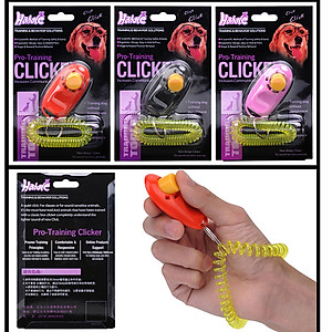 Dụng cụ huấn luyện chó clicker (màu ngẫu nhiên)