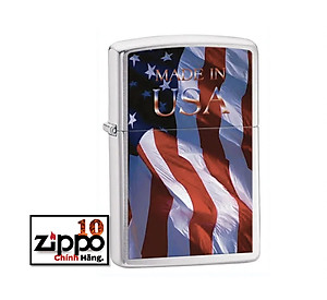 Bật lửa Zippo 24797 Quốc Kỳ Mỹ - Made in USA - Chính Hãng 100%
