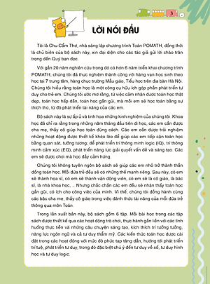 Sách POMath - Toán Tư Duy Cho Trẻ Em 4-6 Tuổi (Tập 5)