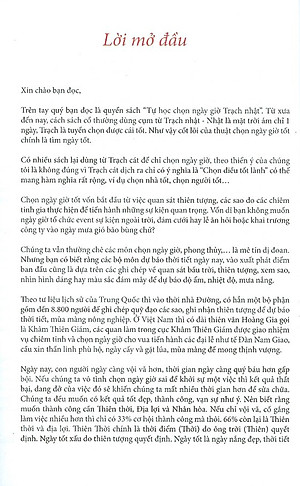 Tự Học Chọn Ngày Giờ Trạch Nhật - Cẩm Nang Chọn Ngày Giờ Cá Nhân Đơn Giản Dễ Hiểu - Thực Tế