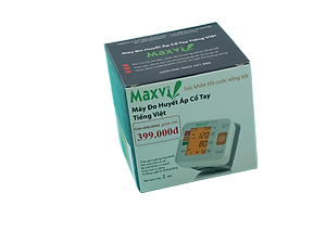Máy đo huyết áp cổ tay kỹ thuật số Tiếng Việt - Maxvi BSX312 (X3)