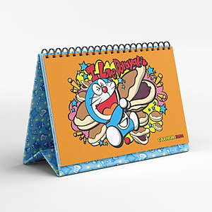 Lịch Để Bàn DORAEMON 2024 (Tặng Kèm Bảng Sticker)