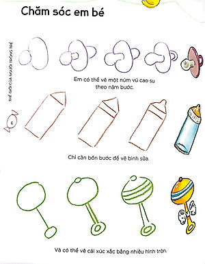 Sách Học Vẽ Bằng Hình Cơ Bản 3 - 100 Mẫu Vẽ Nghề Nghiệp